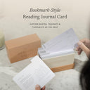 Reading Journal in a Box: The Reading Vault Deck